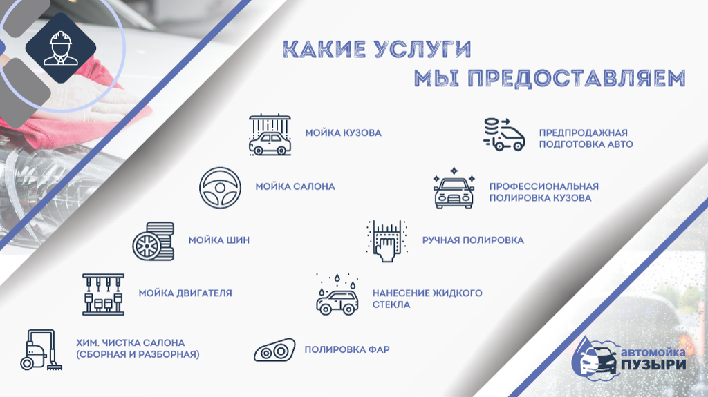 Франшиза Автомойка «Пузыри»