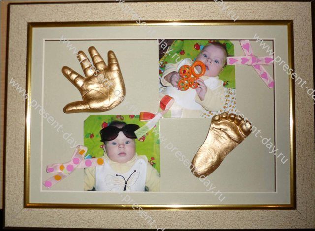 Франшиза Present Day - слепки детских ручек и ножек