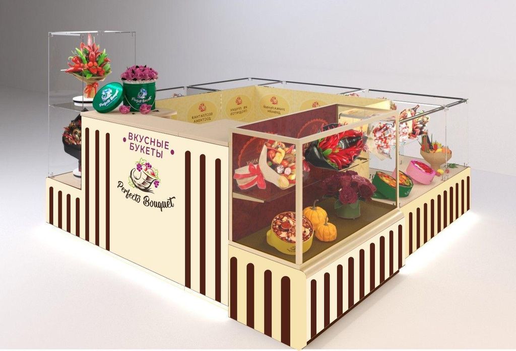 Так выглядит островок для торгового центра