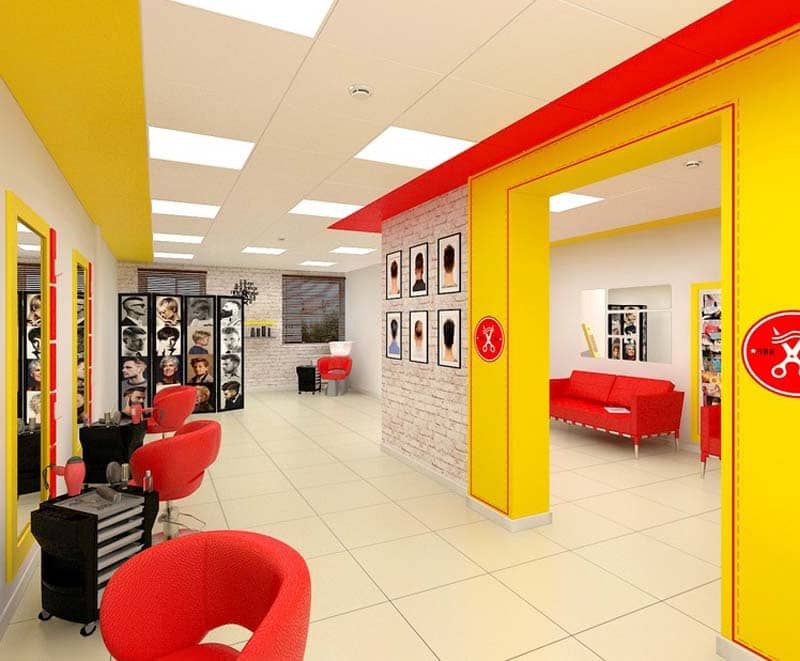 Так выглядит парикмахерская