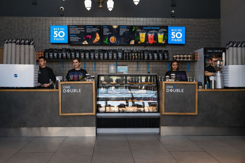 Франшиза ONE&DOUBLE - кофейня