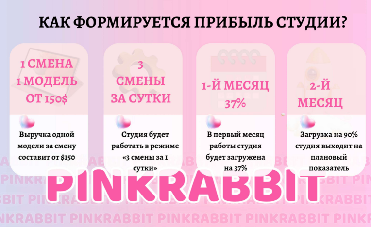 Франшиза PinkRabbit - онлайн стрим студия