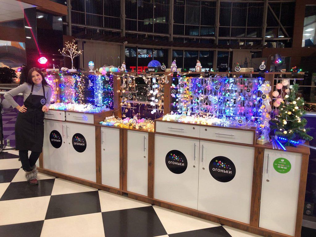 Франшиза Огоньки - светодиодные гирлянды и украшения