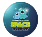 Логотип фрашизы SPACE MONSTERS