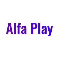 Логотип фрашизы Alfa play 