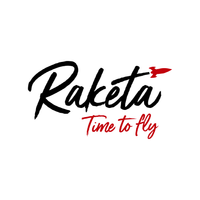 Логотип фрашизы Raketa. Time to fly