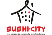 Логотип фрашизы Sushi city