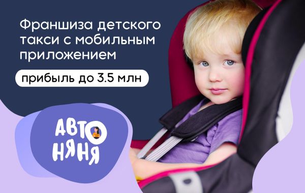 Франшиза Автоняня - услуги безопасной перевозки детей, сопровождения до ...